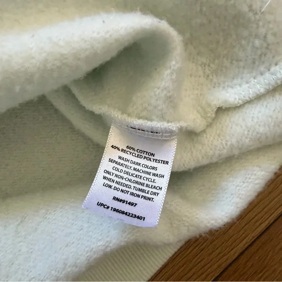 Ford Bronco Oversized Sweatshirt Small Mint Green 4-Wheel Drive Graphic Pullover - Picture 8 of 9